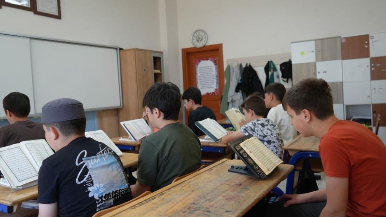Foto - Anne hafız baba öğretmen 13 yaşındaki ikizler birlikte hafız oldu