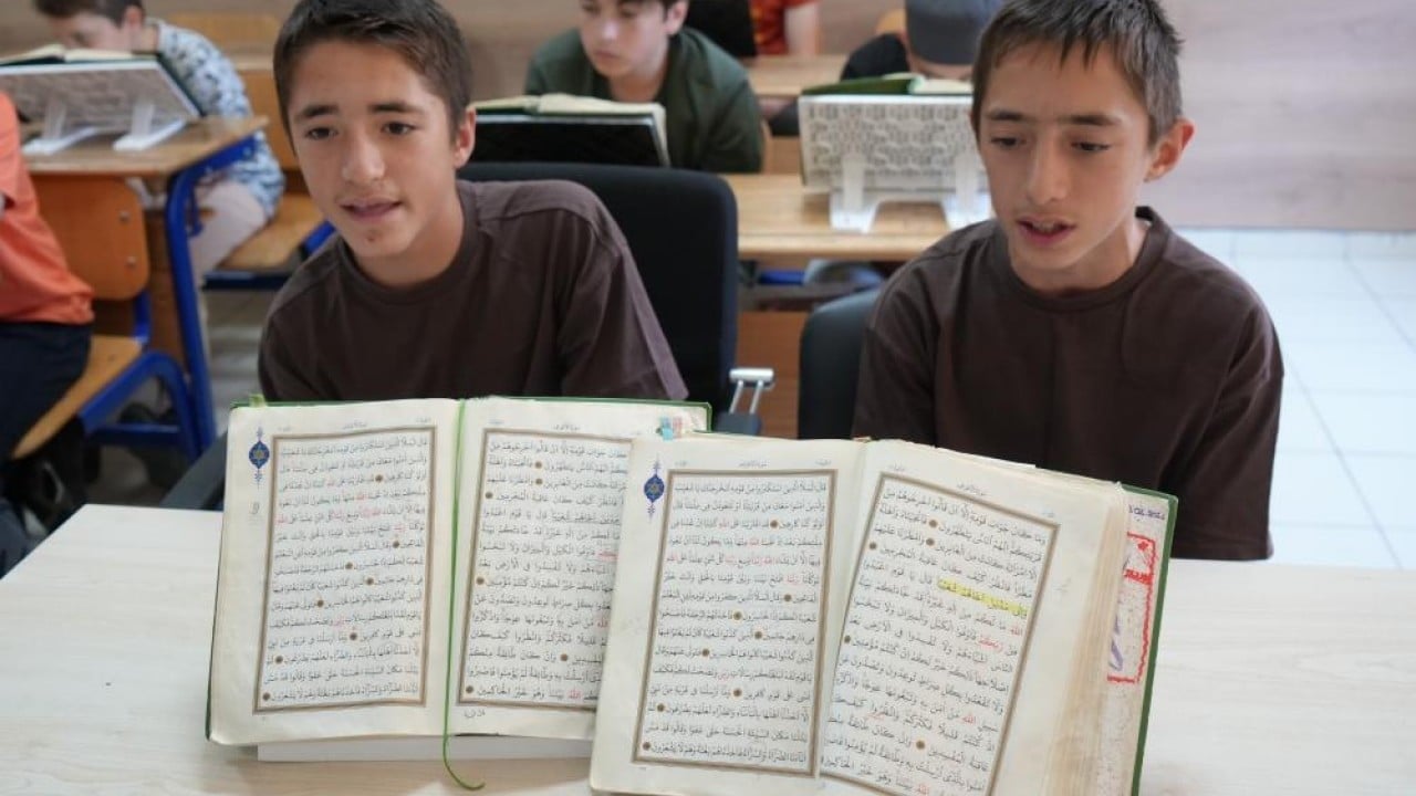 Foto - Anne hafız baba öğretmen 13 yaşındaki ikizler birlikte hafız oldu