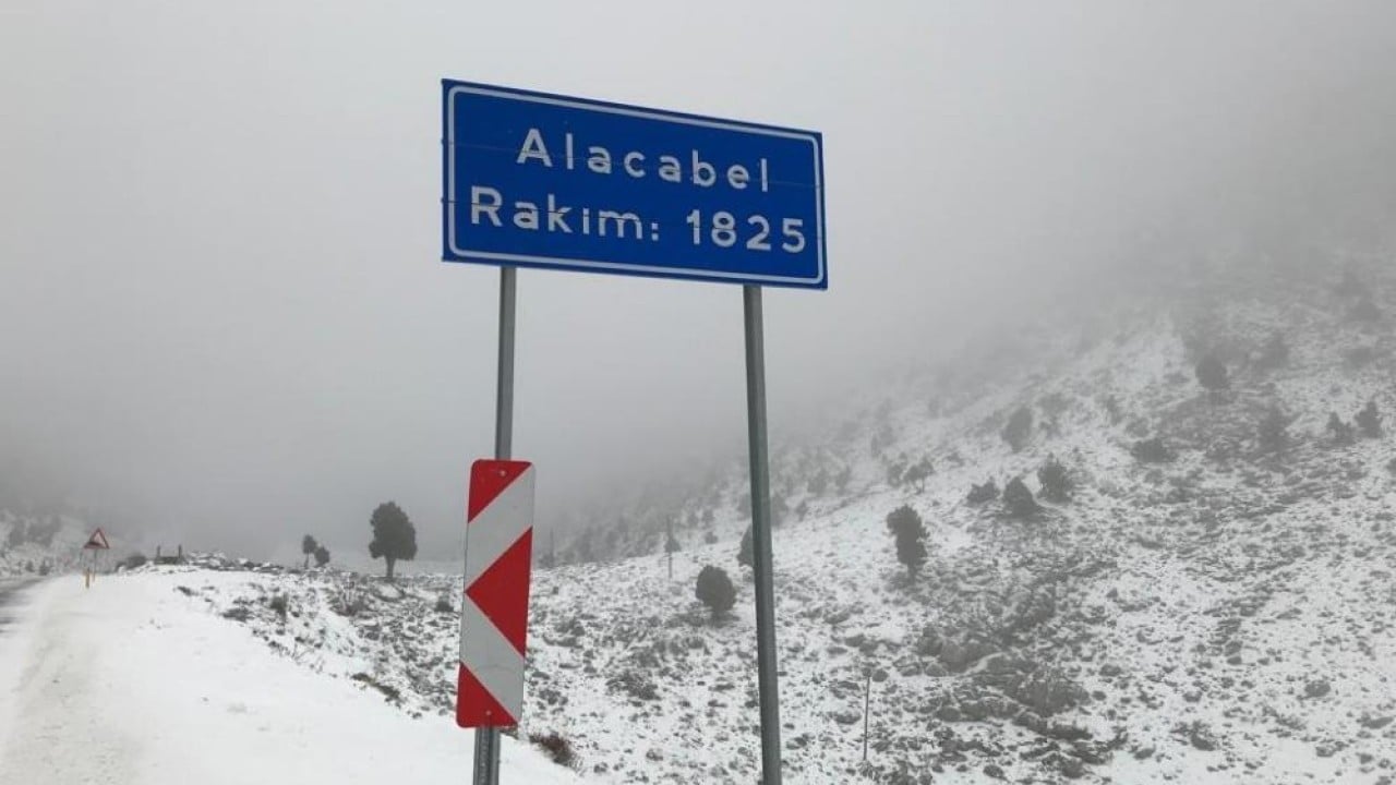 Foto - Antalya'da Nisan ayında kar sürprizi