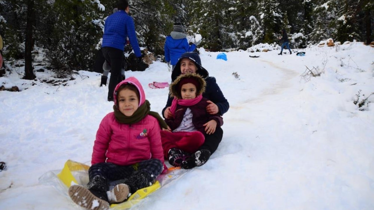 Foto - Antalya'da Nisan ayında kar sürprizi