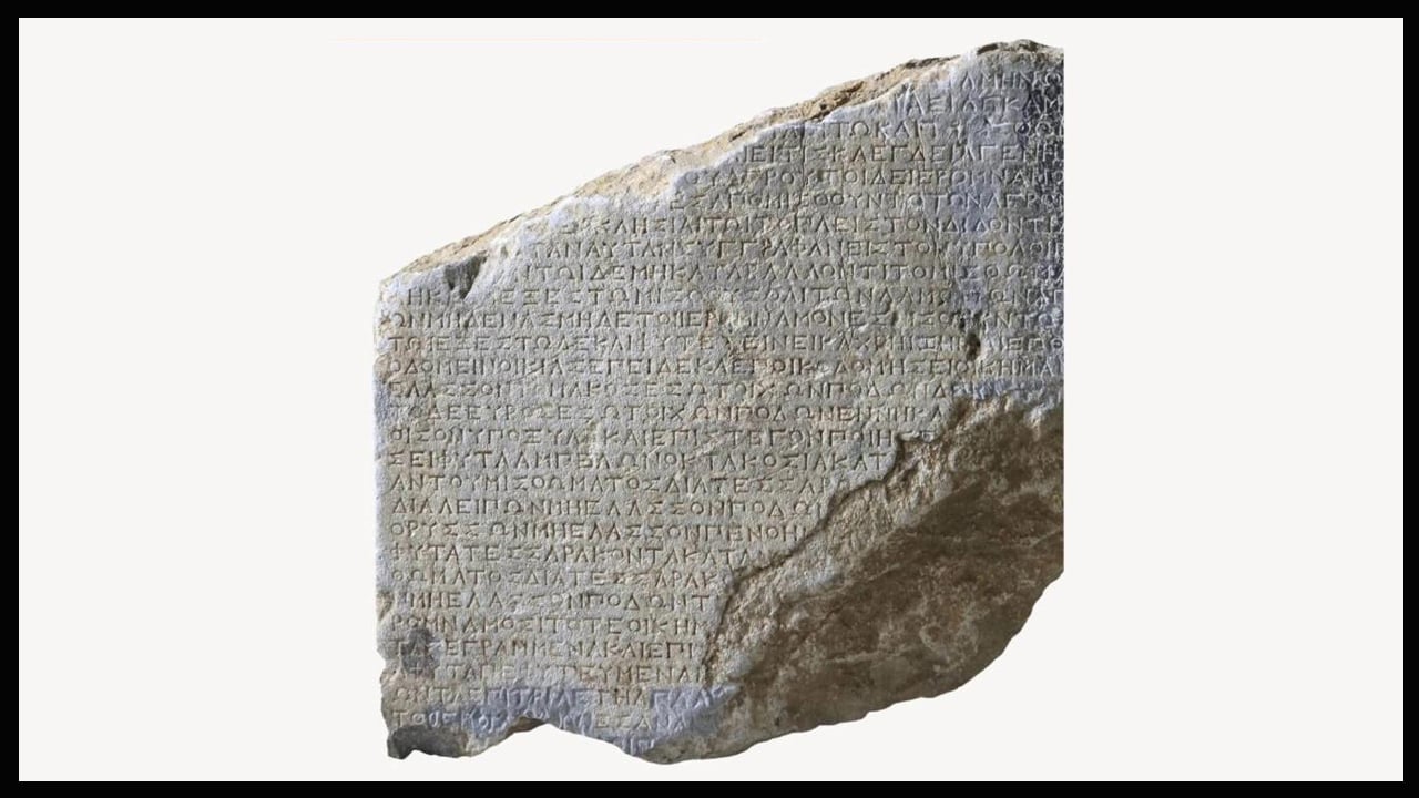 Foto - Antik kentteki kazı çalışmasından şaşırtıcı buluş! 2 bin 200 yıllık kira sözleşmesi çıktı