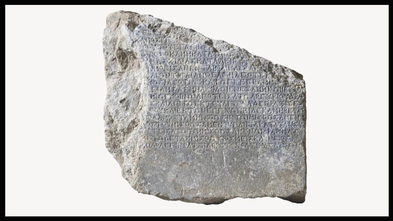 Foto - Antik kentteki kazı çalışmasından şaşırtıcı buluş! 2 bin 200 yıllık kira sözleşmesi çıktı