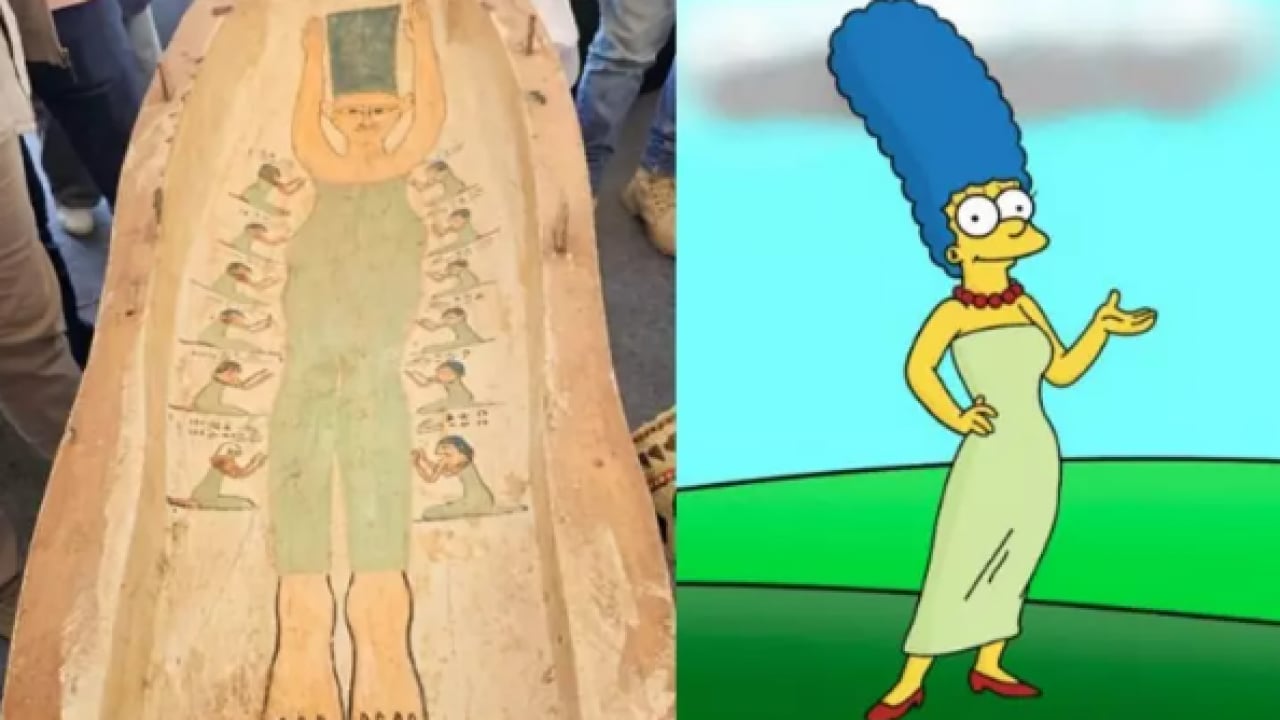 Foto - Antik mezardan Simpsonlar çıktı! Görenler gözlerine inanamadı!