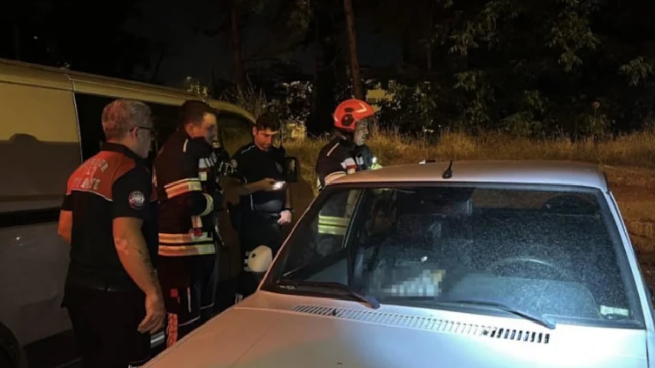 Aracın içinde hareketsiz bulundu! Görenler polisi aradı!