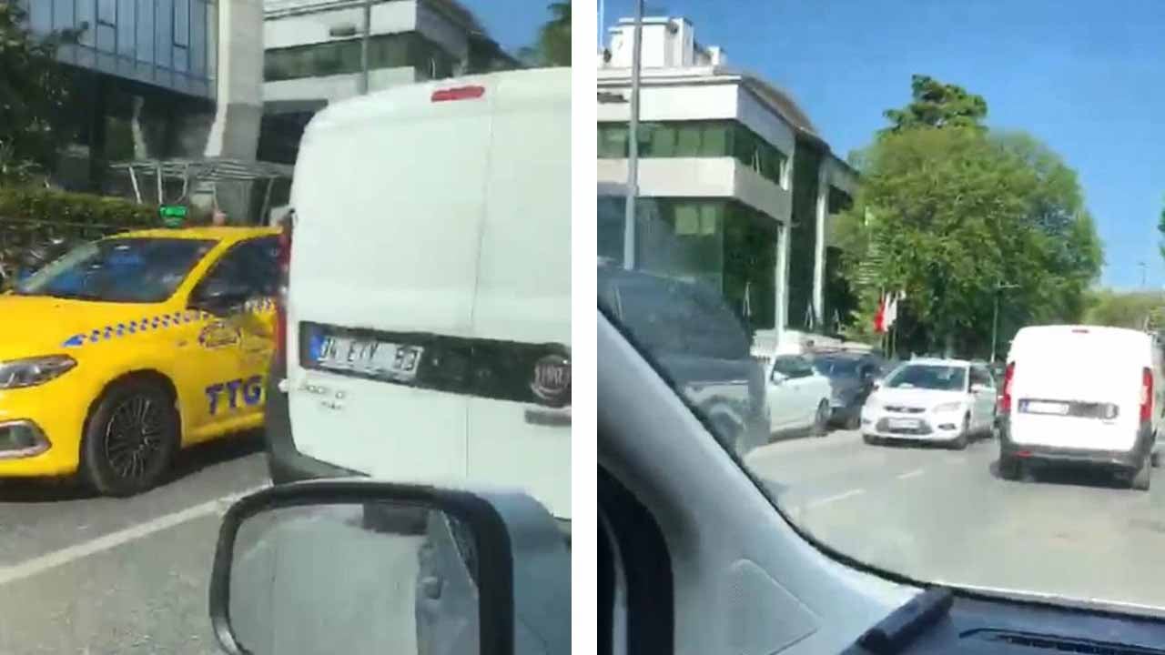 Foto - Aracın önünü kesip… Yine trafik yine dehşet anları