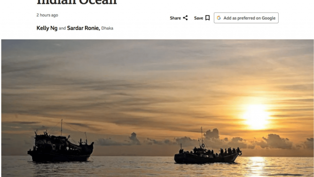 Foto - Arakanlıların çilesi bitmiyor: Tekne battı, 250 kişi kayıp