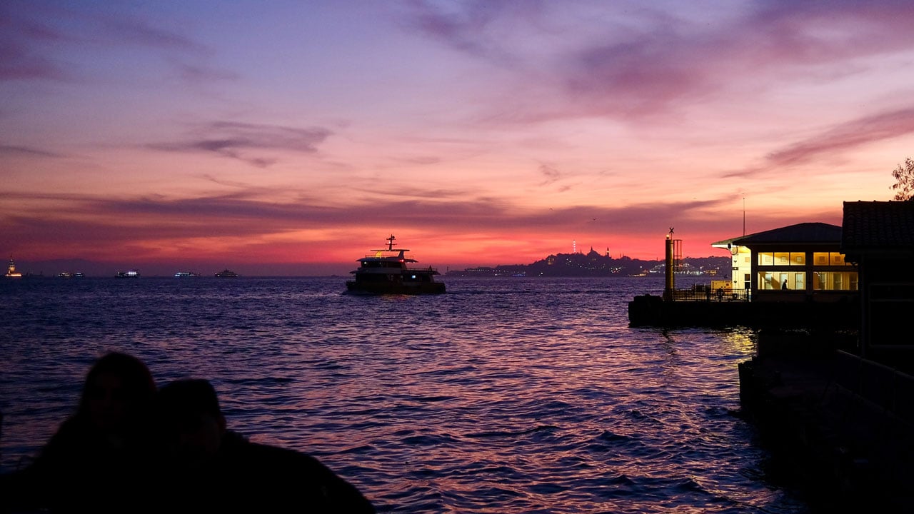 Foto - Aralık ortasında masalsı akşam! İstanbul gün batımında büyüledi
