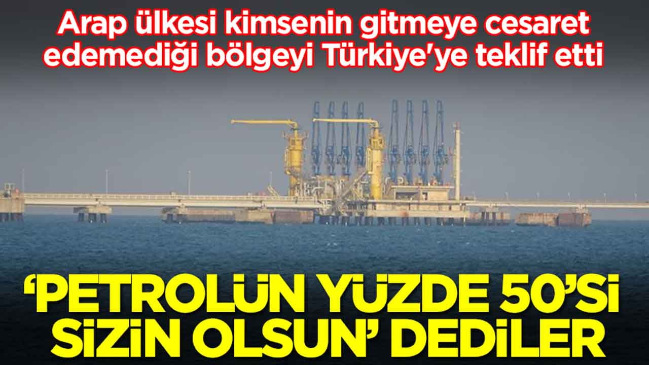 Arap ülkesi kimsenin gitmeye cesaret edemediği bölgeyi Türkiye'ye teklif etti: Gelin petrolü bulalım yüzde 50'si sizin olsun