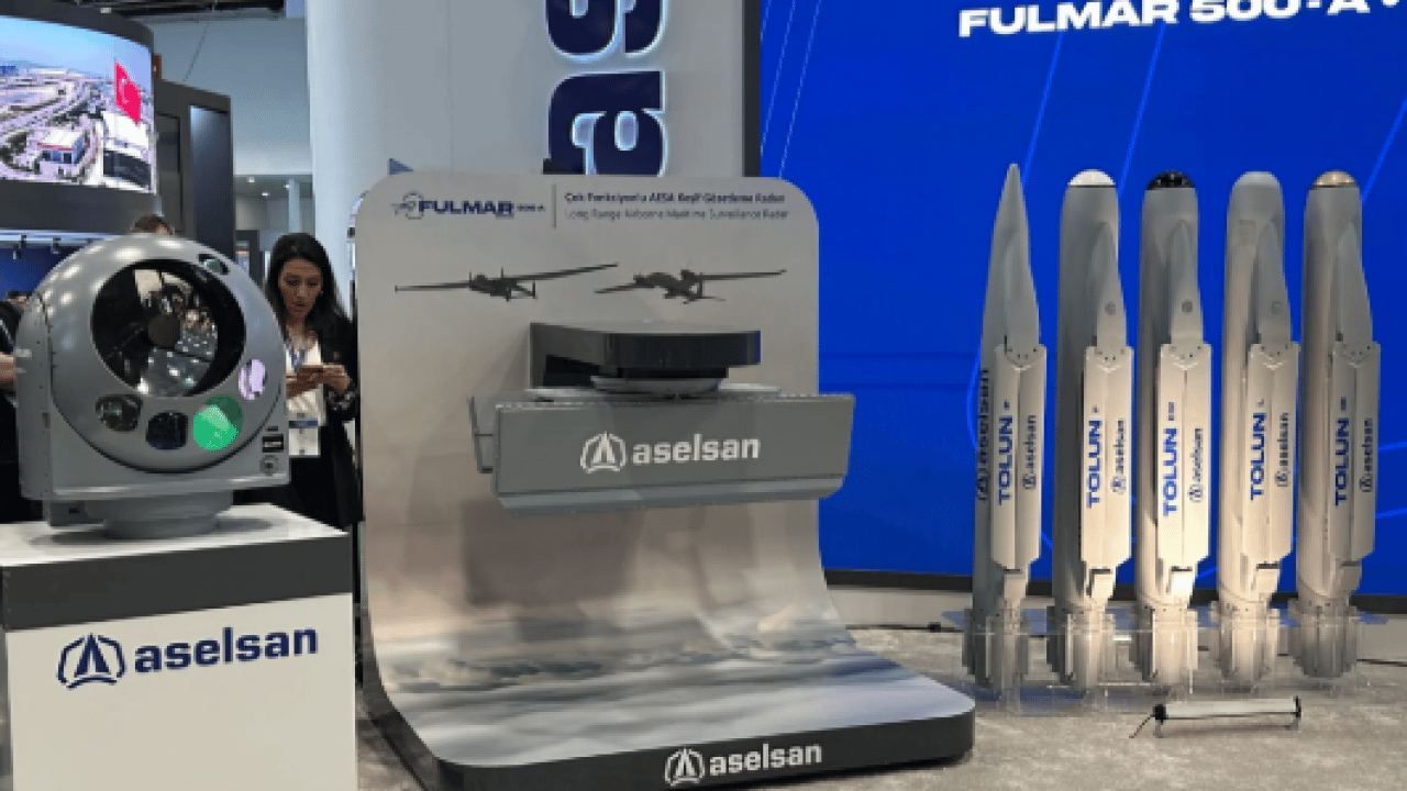 Foto - ASELSAN 3 farklı varyasyonu ilk kez tanıttı: FULMAR 500A AESA ve TOLUN sahnede