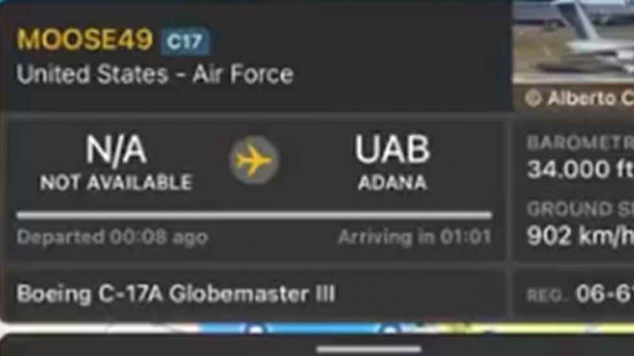 Foto - Askeri uçak Türkiye semalarında acil durum ilan etti: Adana'ya iniş için izin istedi