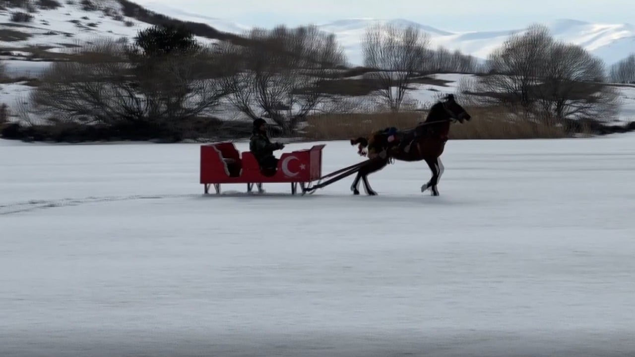 Foto - Çıldır Gölü ile özdeşleşmişti! Atlı kızak sezonu tamamlandı