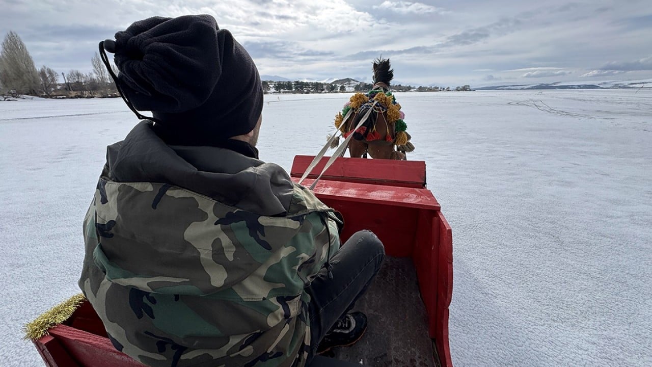 Foto - Çıldır Gölü ile özdeşleşmişti! Atlı kızak sezonu tamamlandı