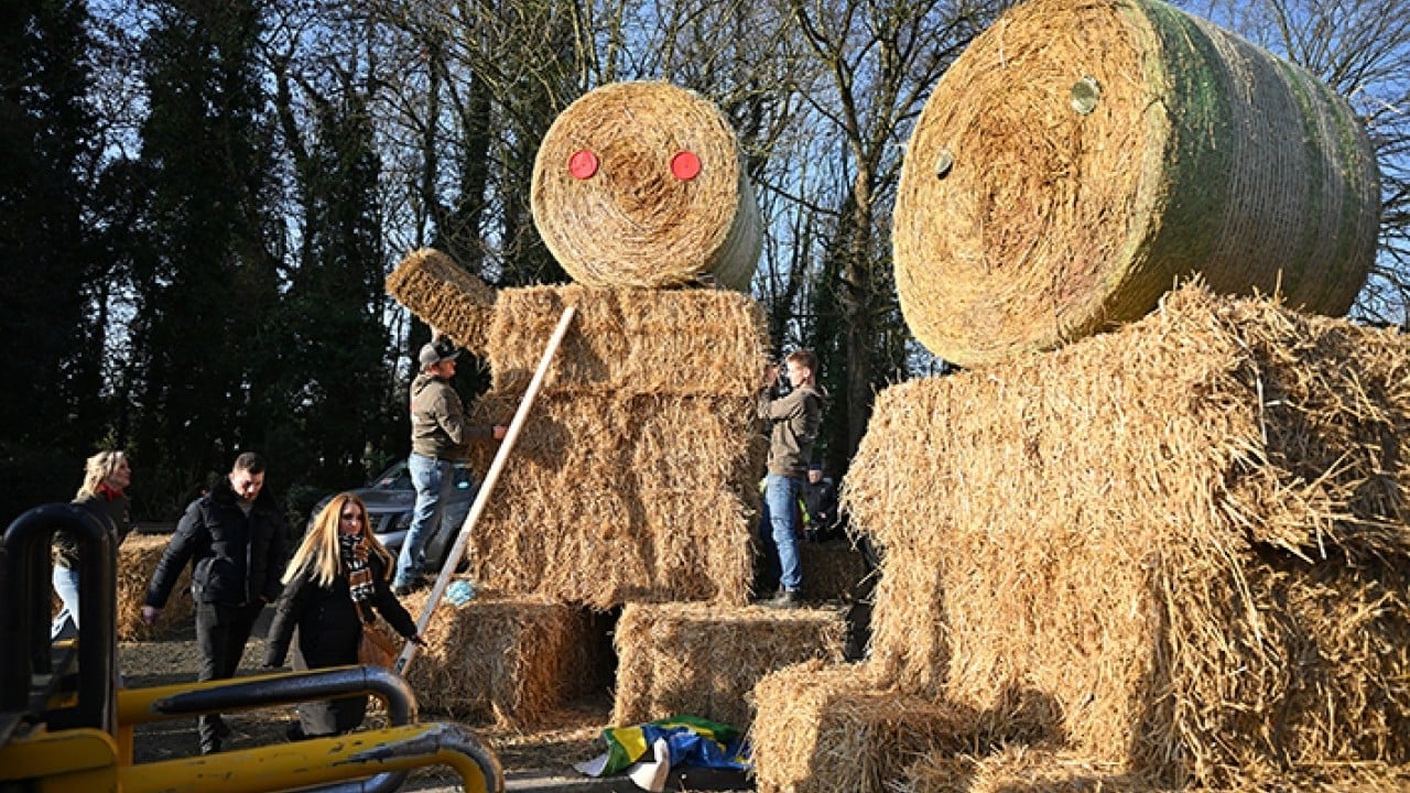 Foto - Avrupa’da binlerce çiftçi Strazburg'da toplandı Çiftçinin öfkesi dinmiyor