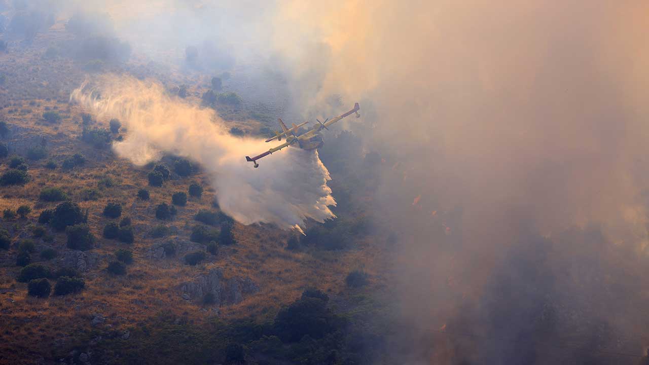 Foto - Avrupa'nın göbeği İtalya'da korkutan görüntü