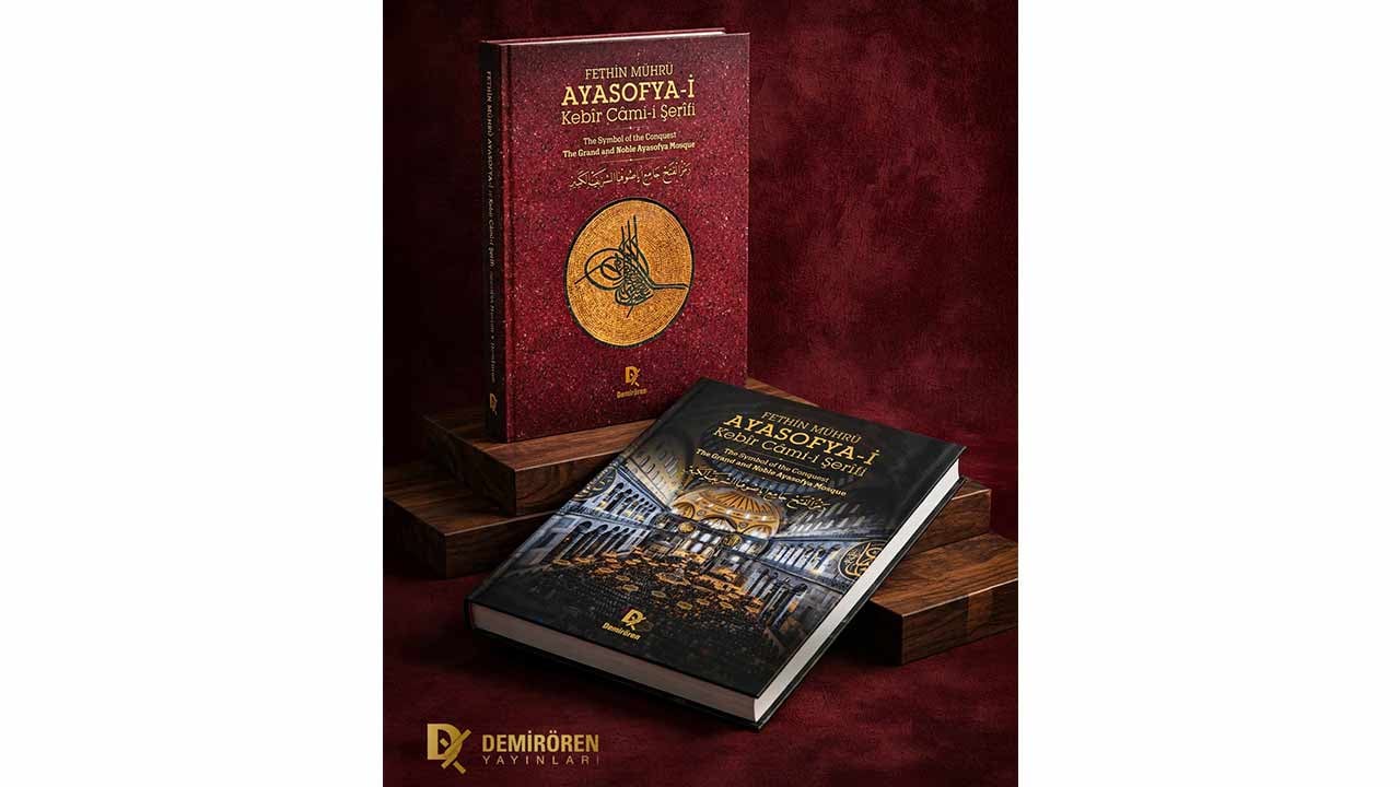 Foto - Ayasofya Camii için hazırlanan müthiş eser! Önsözünü Başkan Erdoğan yazdı... İşte o metin