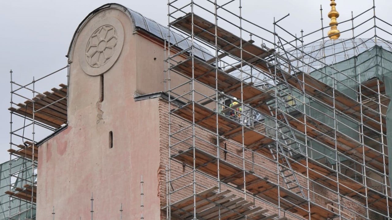 Foto - Ayasofya-i Kebir Camii ile Sultanahmet Camii’nde yürütülen restorasyon tüm hızıyla devam ediyor...