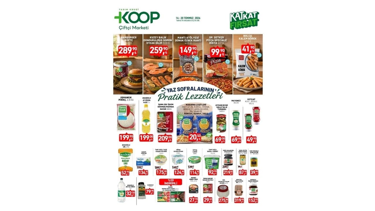 Foto - Ayçiçek yağı, bakliyat, çay ve peynirde dev fırsatlar! Tarım Kredi'den sofraları rahatlatacak indirim