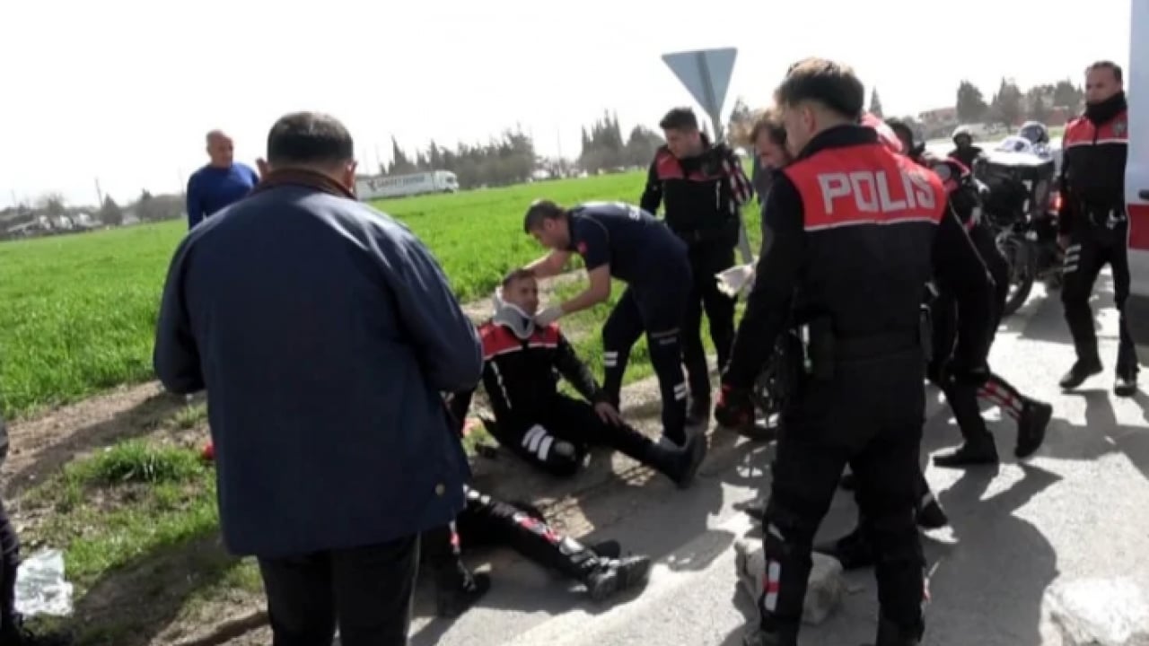 Foto - Kahramanmaraş'ta ehliyetsiz çocuk dehşet saçtı! İki polis ölümden döndü!