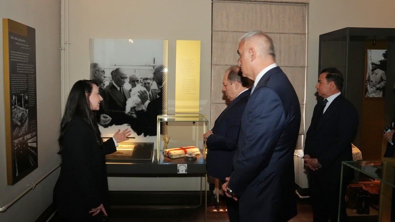 Foto - Bakan Ersoy, Yargıtay Başkanı Ömer Kerkez'i Cumhuriyet Müzesi'nde ağırladı...
