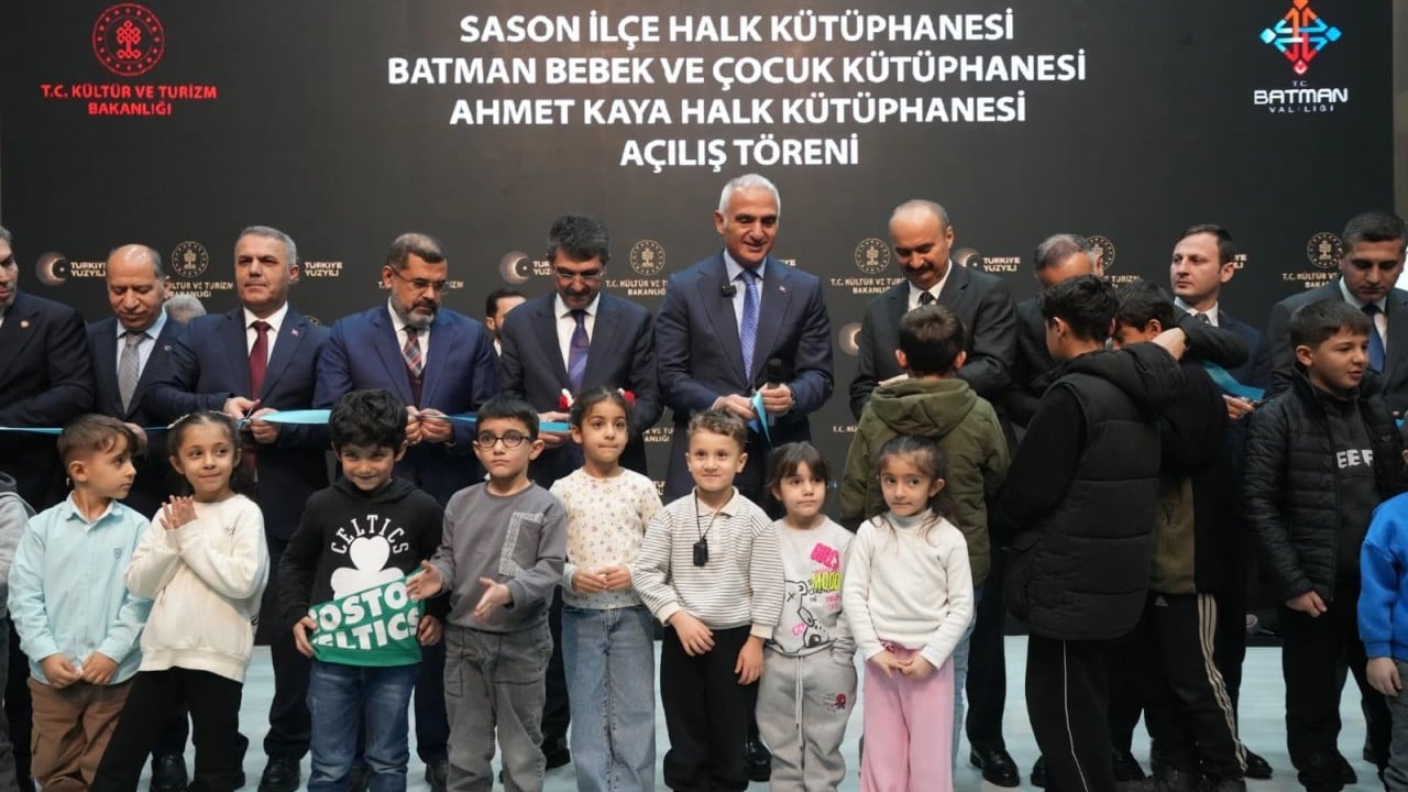 Bakan Ersoy'dan Batman'a kültür hamlesi: 3 yeni kütüphane daha...