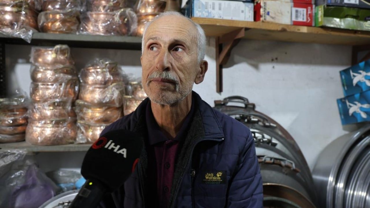 Foto - Bakırcılar çarşısı zamana yenildi Geçmişten geriye bir bakır ustası iki kalaycı kaldı