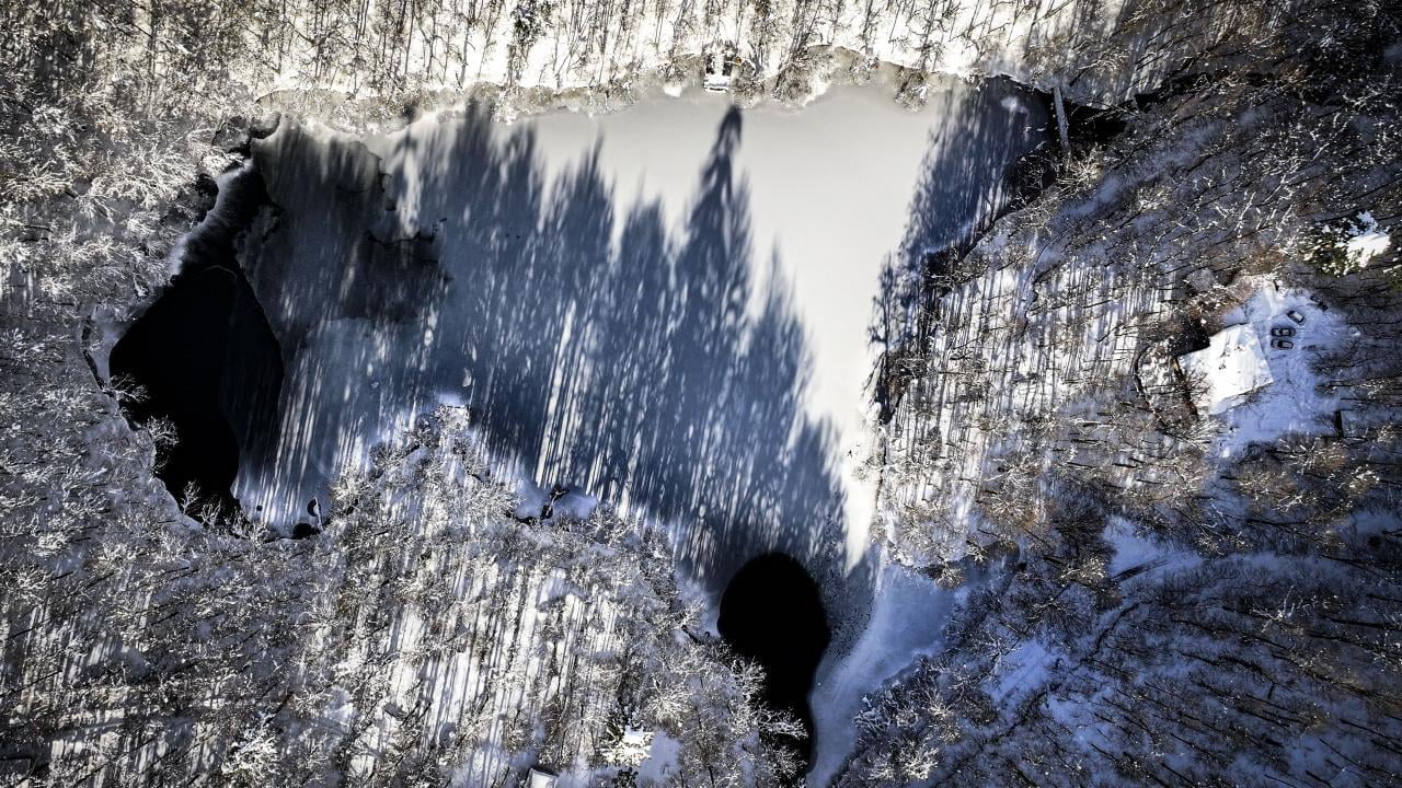 Foto - Bakmaya doyamazsın! Yedigöller Milli Parkı beyaza büründü