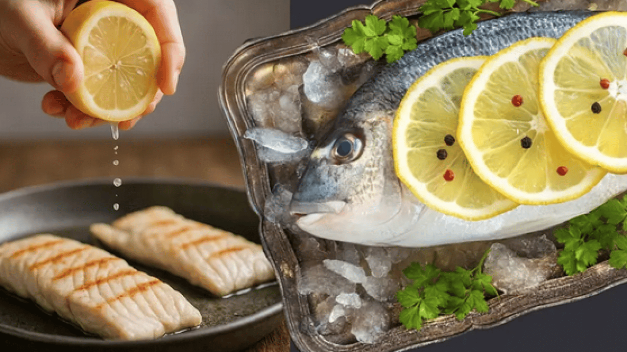 Foto - Balığa limon ne zaman sıkılmalı? Balığın lezzetine lezzet katmak için pişmeden önce mi, piştikten sonra mı peki!