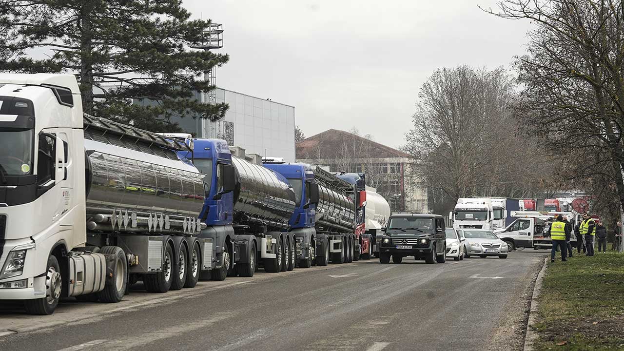 Foto - Balkanlar'da tır kuyruğu isyanı! AB'nin yeni sınır sistemi başlarına bela oldu