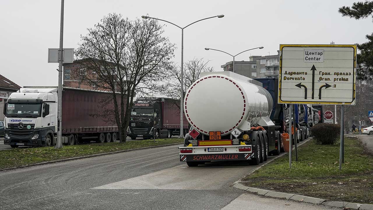 Foto - Balkanlar'da tır kuyruğu isyanı! AB'nin yeni sınır sistemi başlarına bela oldu