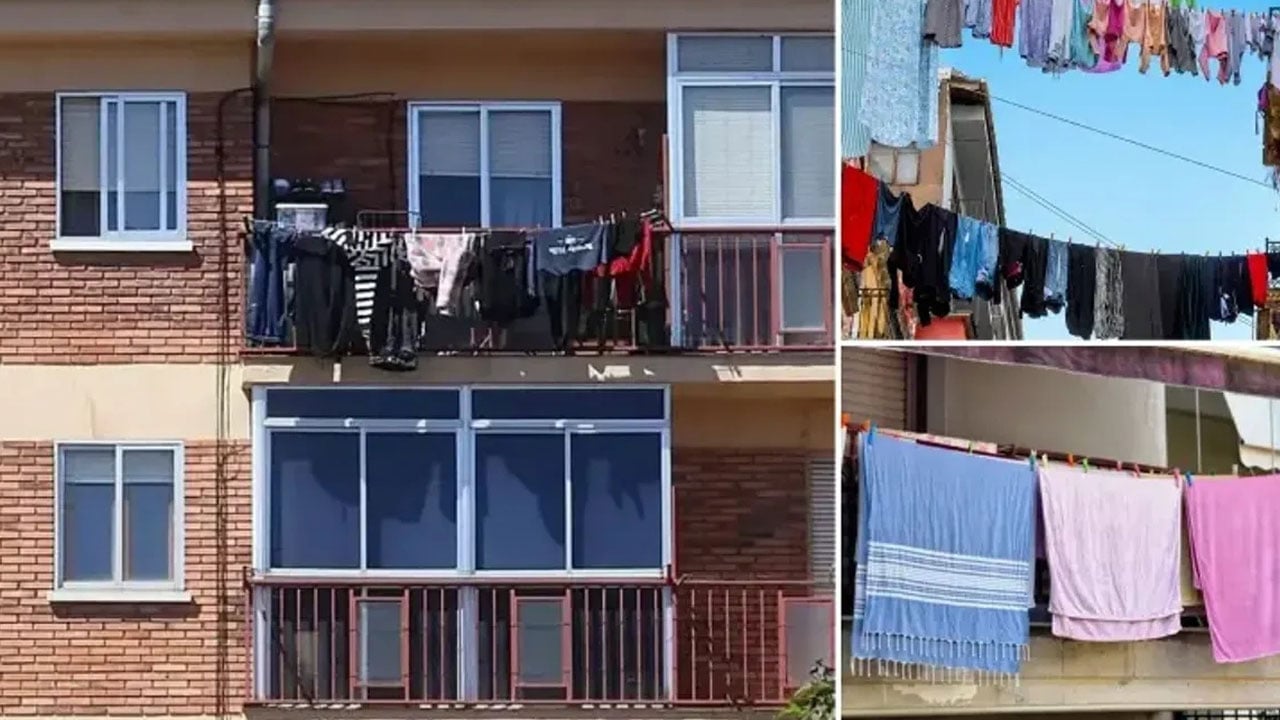 Foto - Balkonuna çamaşır asanlara 40 bin lira ceza…