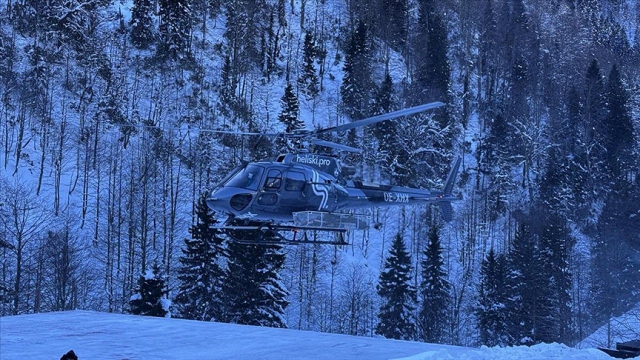 Foto - Bambaşka bir heyecan! Şimdi Kaçkar Dağları'nda ‘heliski’ zamanı
