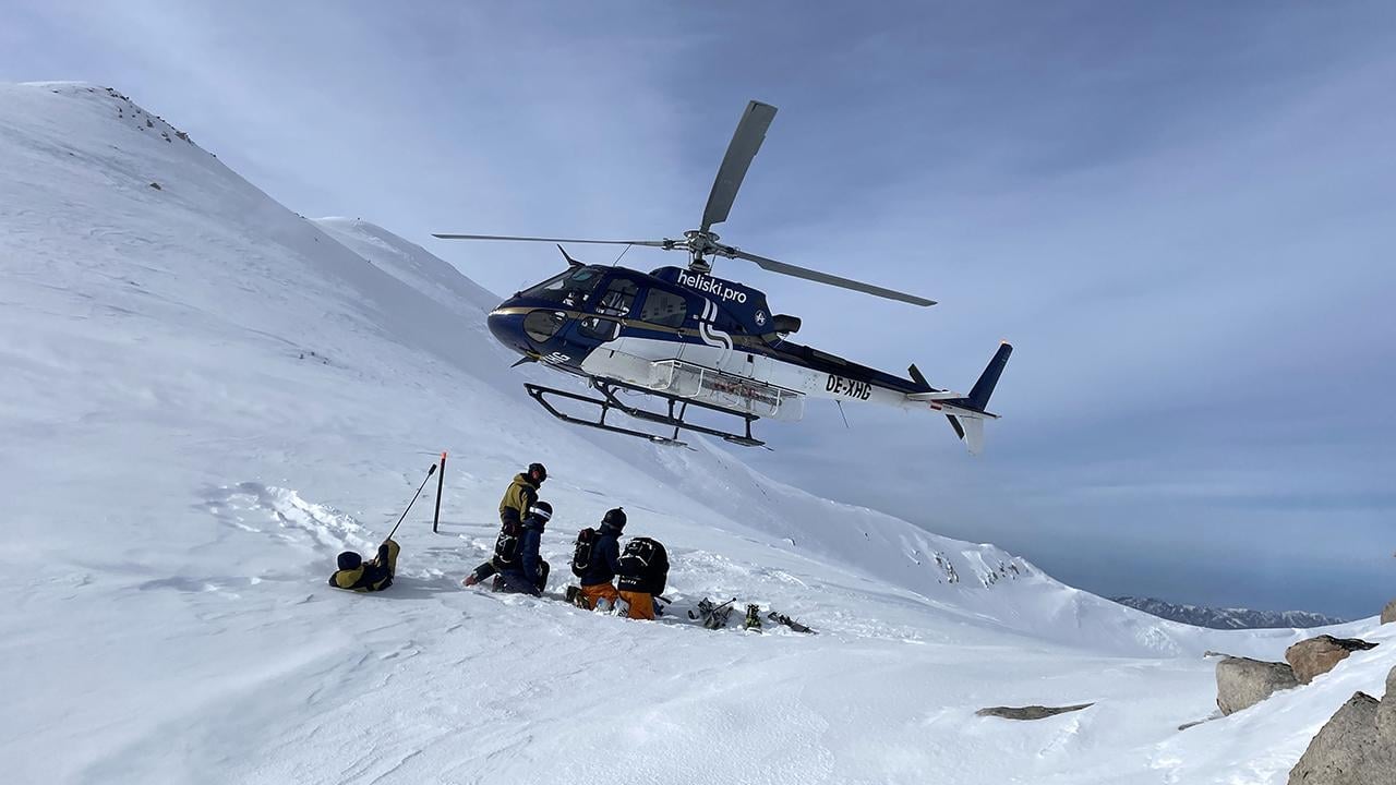 Foto - Bambaşka bir heyecan! Şimdi Kaçkar Dağları'nda ‘heliski’ zamanı