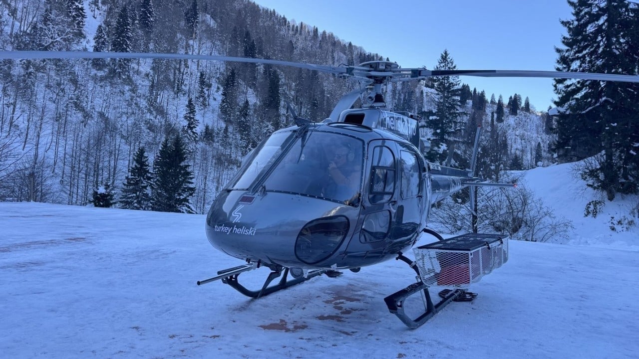 Foto - Bambaşka bir heyecan! Şimdi Kaçkar Dağları'nda ‘heliski’ zamanı