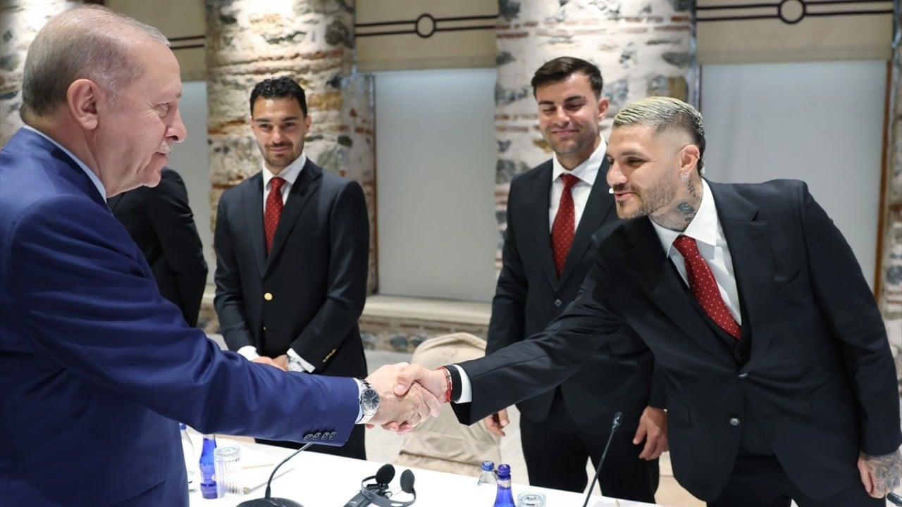 Foto - Başkan Erdoğan, Süper Lig şampiyonu Galatasaray’ı kabul etti