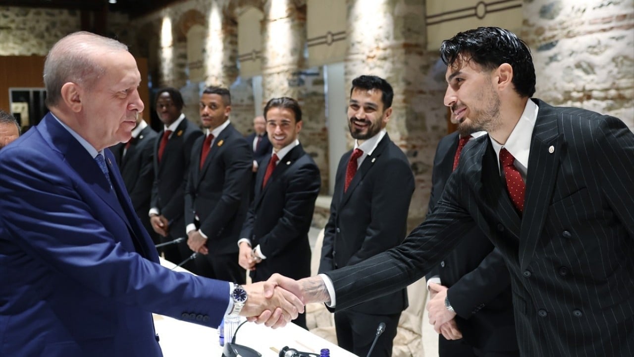 Foto - Başkan Erdoğan, Süper Lig şampiyonu Galatasaray’ı kabul etti