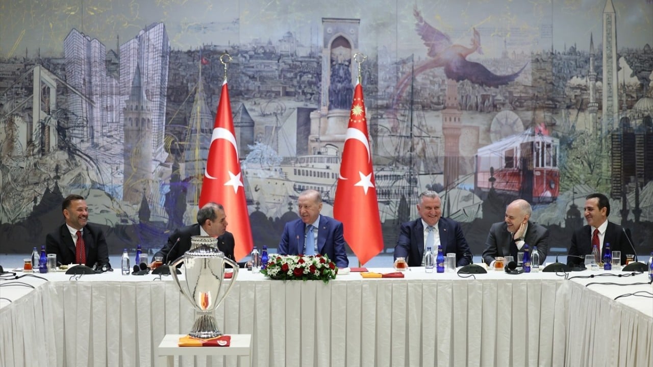 Foto - Başkan Erdoğan, Süper Lig şampiyonu Galatasaray’ı kabul etti