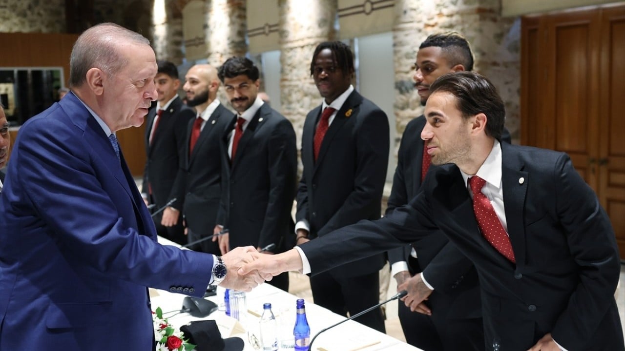Foto - Başkan Erdoğan, Süper Lig şampiyonu Galatasaray’ı kabul etti