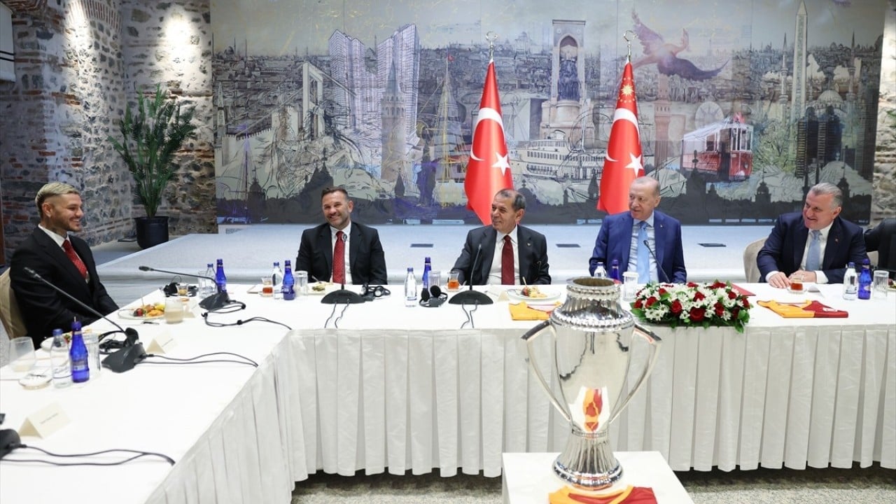 Foto - Başkan Erdoğan, Süper Lig şampiyonu Galatasaray’ı kabul etti