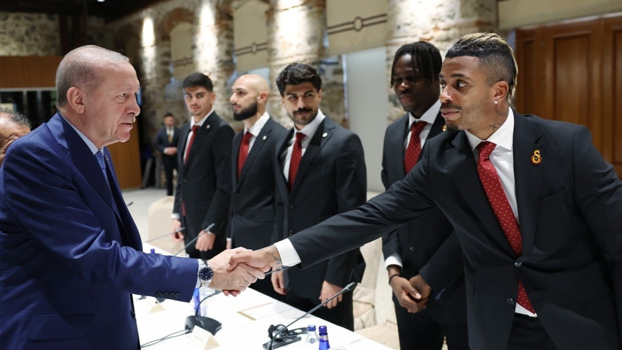 Foto - Başkan Erdoğan, Süper Lig şampiyonu Galatasaray’ı kabul etti