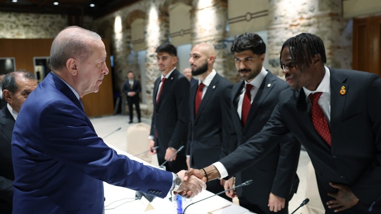 Foto - Başkan Erdoğan, Süper Lig şampiyonu Galatasaray’ı kabul etti