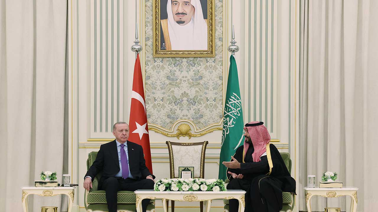 Foto - Başkan Erdoğan, Suudi Arabistan Veliaht Prensi Selman ile görüştü