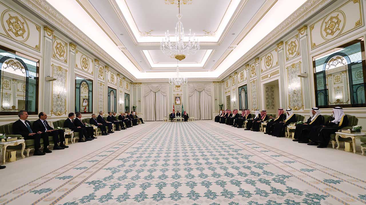 Foto - Başkan Erdoğan, Suudi Arabistan Veliaht Prensi Selman ile görüştü