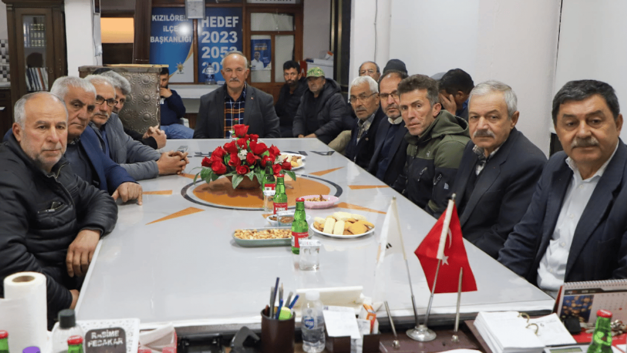 Foto - Başkan Şahin Kızılören'de teşkilatla buluştu...