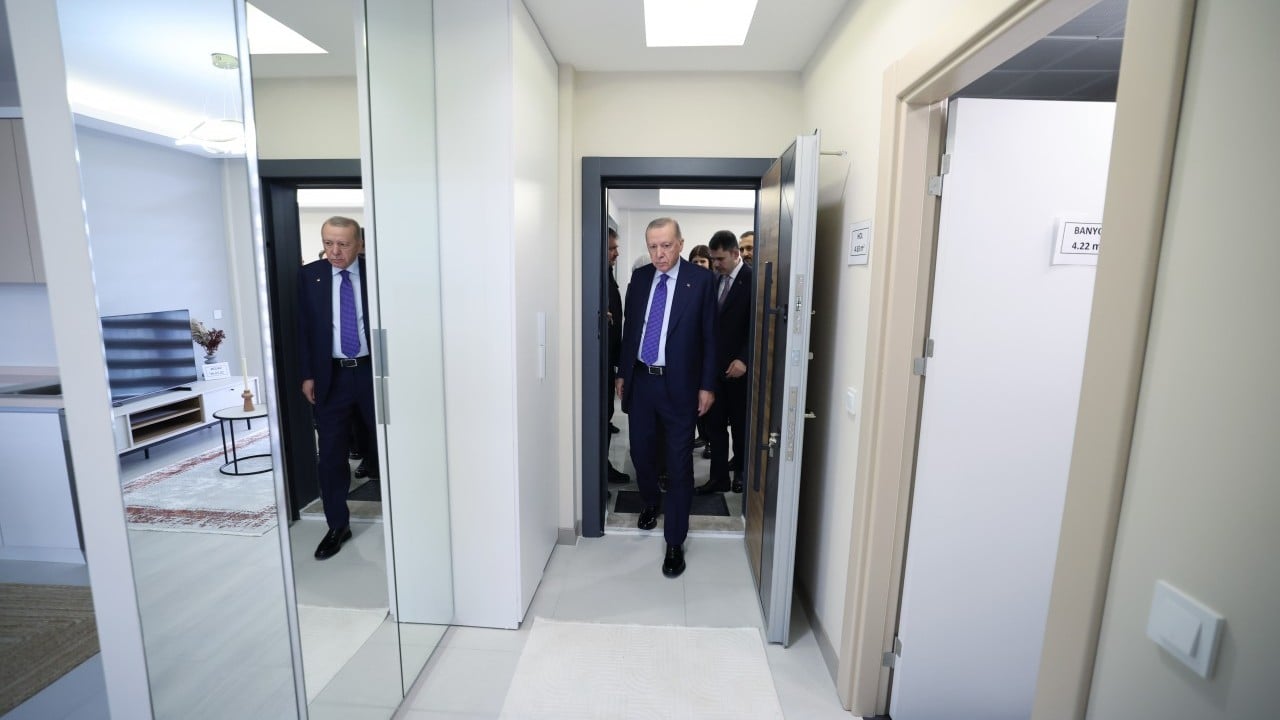 Foto - Başkan Tayyip Erdoğan, örnek evleri gezdi… 500 bin konut nasıl görünecek? 1 milyon 800 bin liradan satılacak