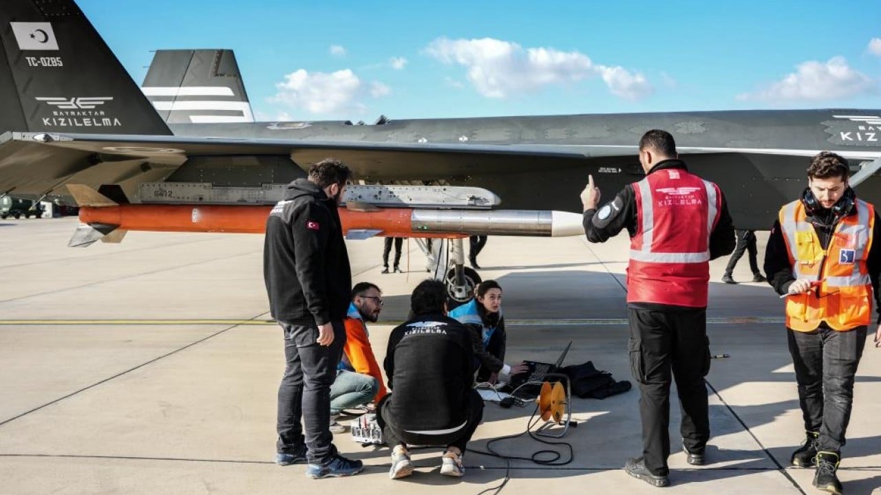 Foto - Bayraktar KIZILELMA Gökdoğan füzesi ile buluştu! İlk kez havadan havaya füze ile uçtu