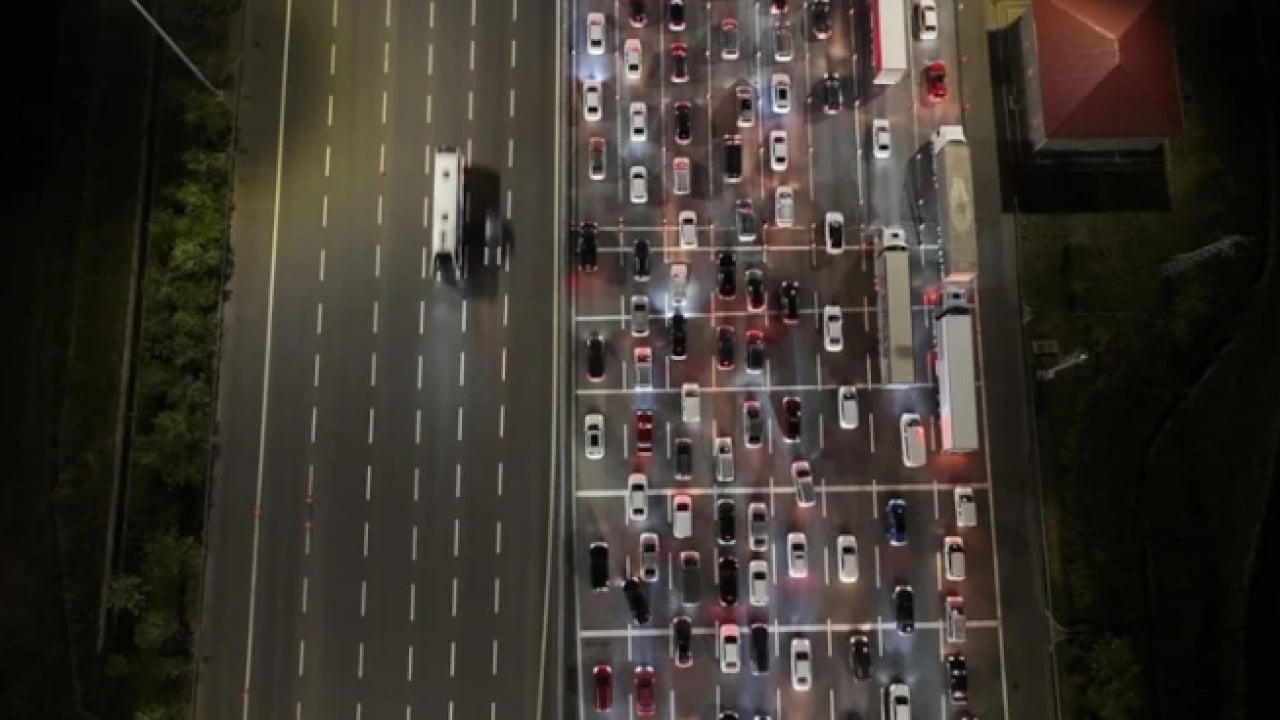 Bayram tatili hareketliliği! Bu yollarda yoğunluk başladı!