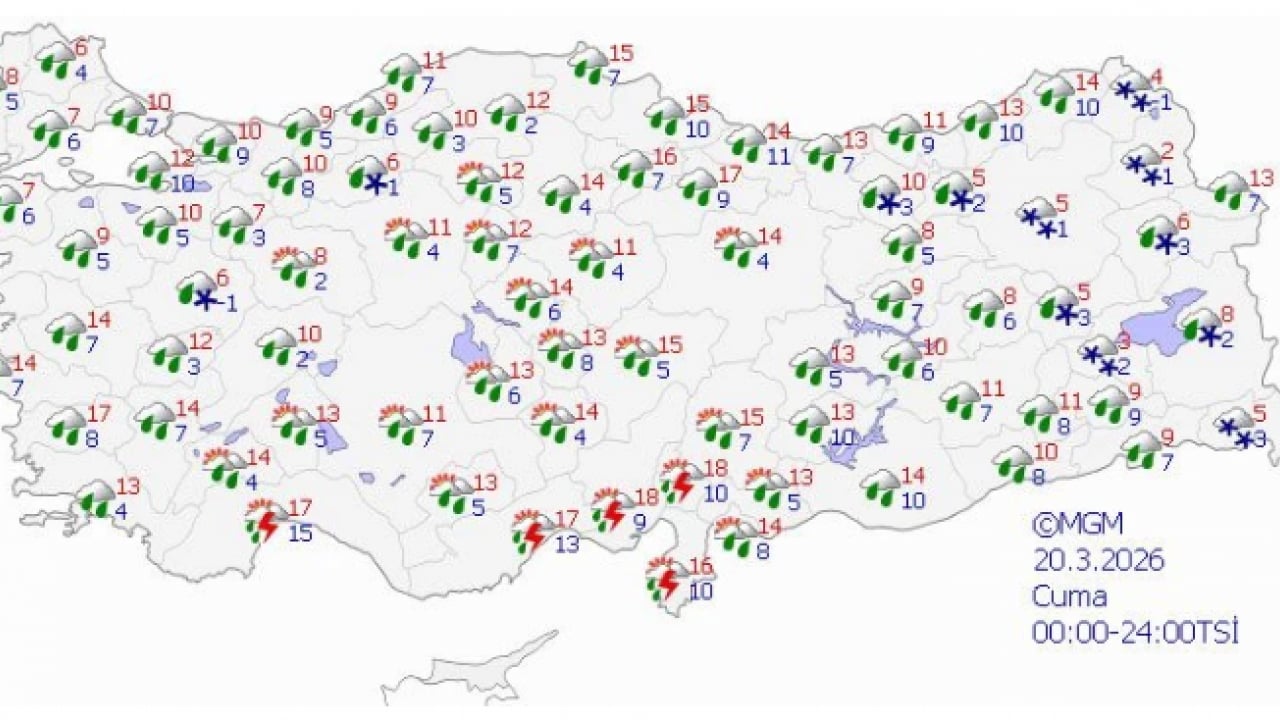 Foto - Bayramın birinci günü kar yağacak iller belli oldu