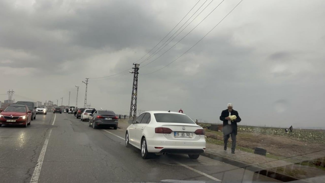 Foto - Bedavacıları yağmur da durduramadı Arabalarla gelip tarlayı silip süpürdüler