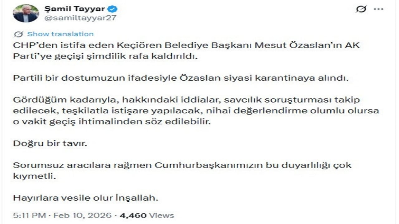 Foto - Beklenmedik gelişmeyi Şamil Tayyar duyurdu! Gelmesine kesin gözüyle bakılıyordu ama, AK Parti kapıları kapattı