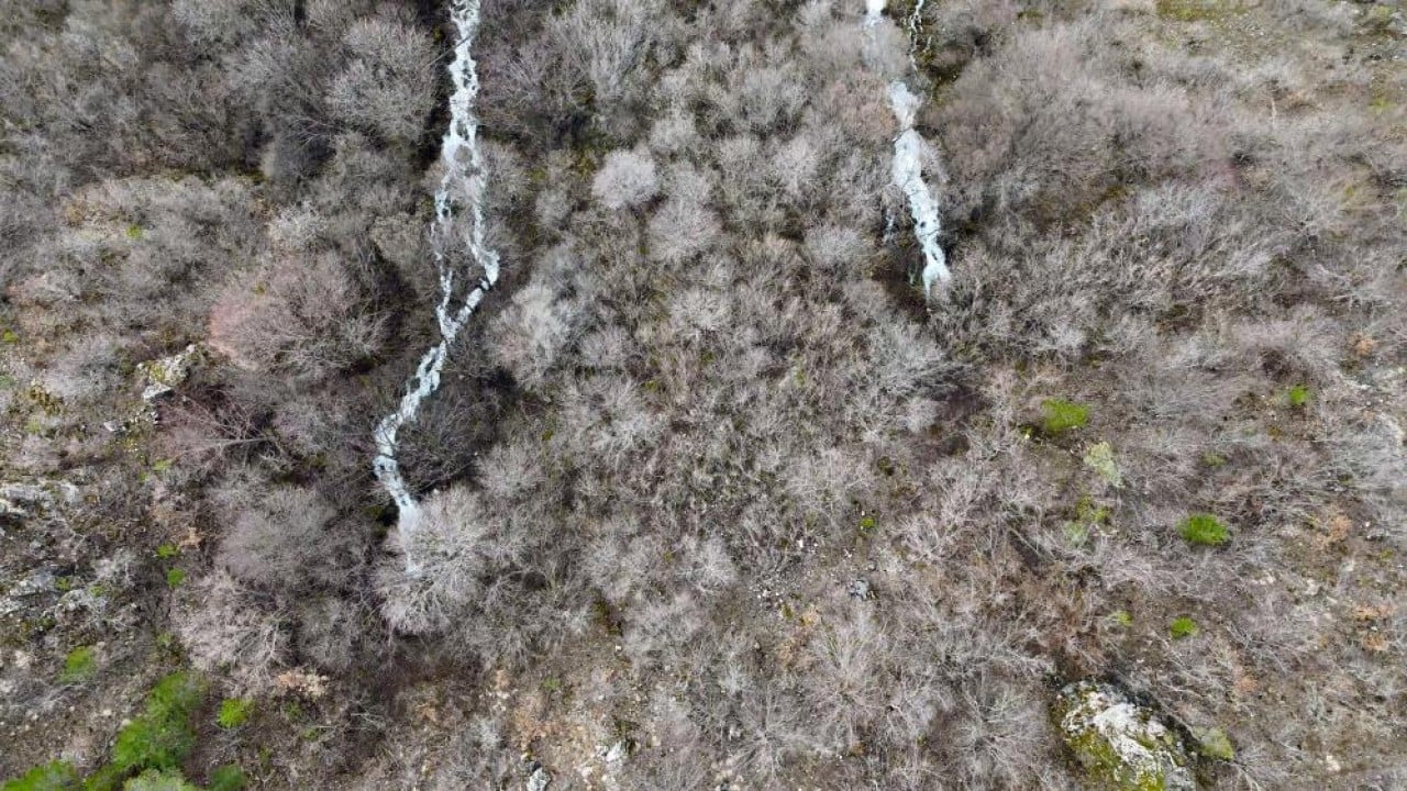 Foto - Belediye çeşmesi gibi bir akıyor bir kesiliyor